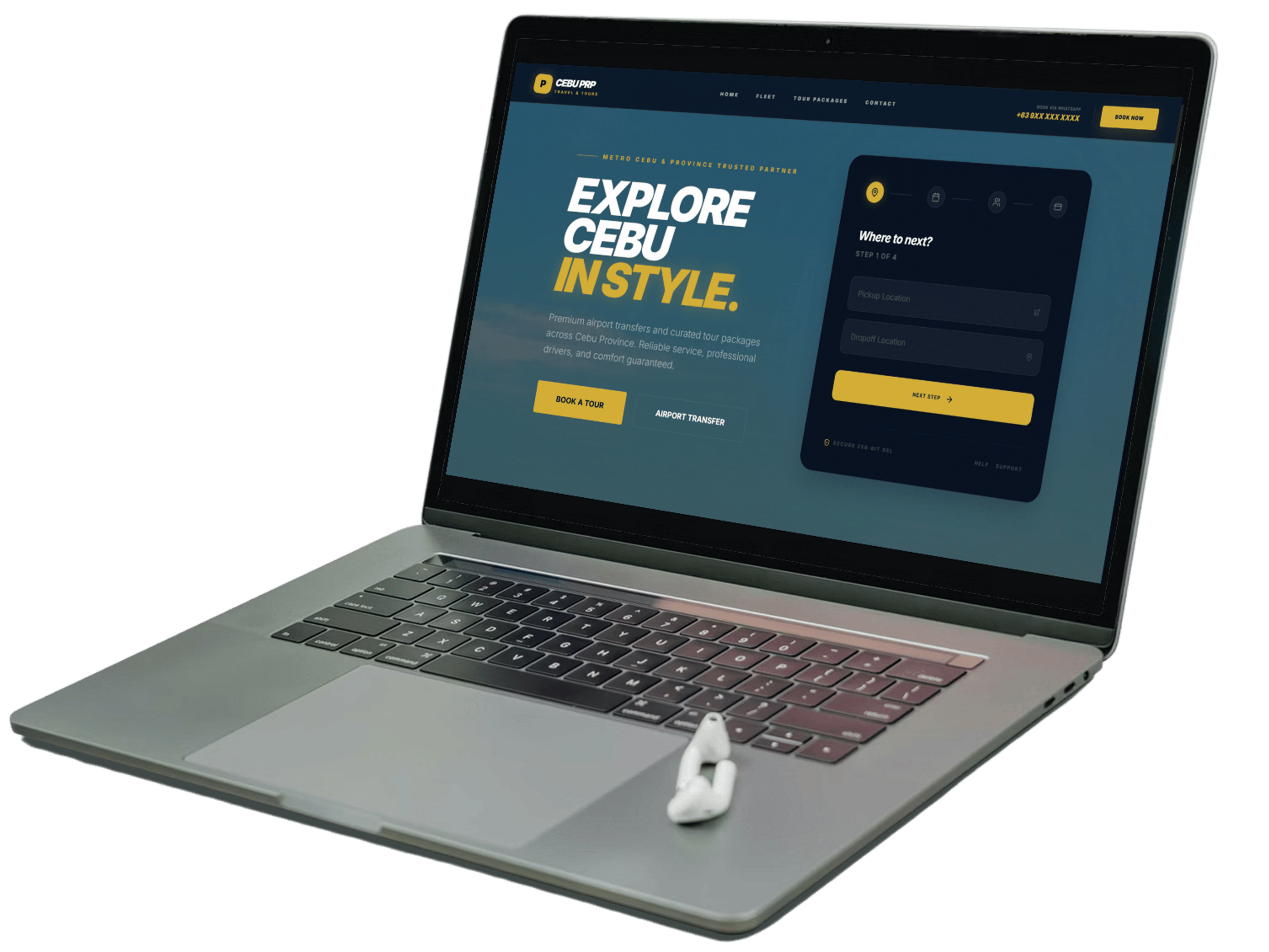 Cebu Travel & Tours Mockup