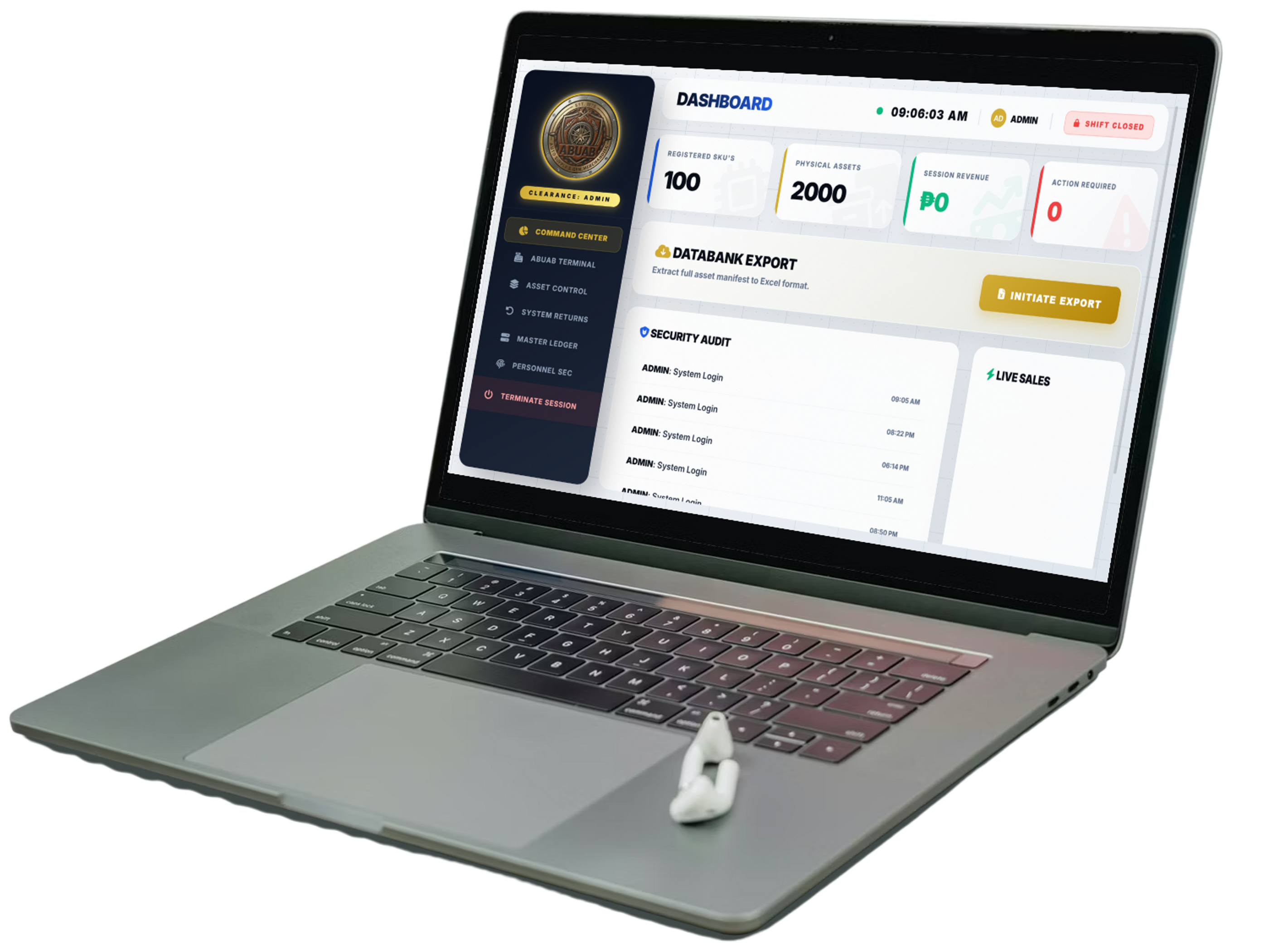 POS System Mockup